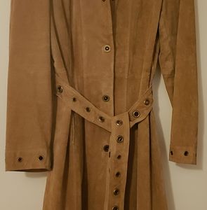 Suede Trench coat